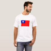 T-shirt Drapeau de Taïwan (Devant entier)
