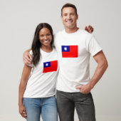 T-shirt Drapeau de Taïwan (Unisexe)