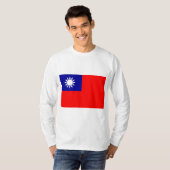 T-shirt Drapeau de Taïwan (Devant entier)