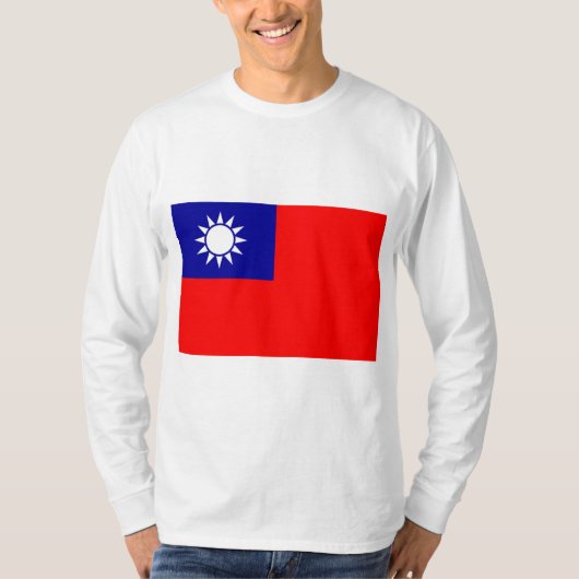 T-shirt Drapeau de Taïwan (Devant)