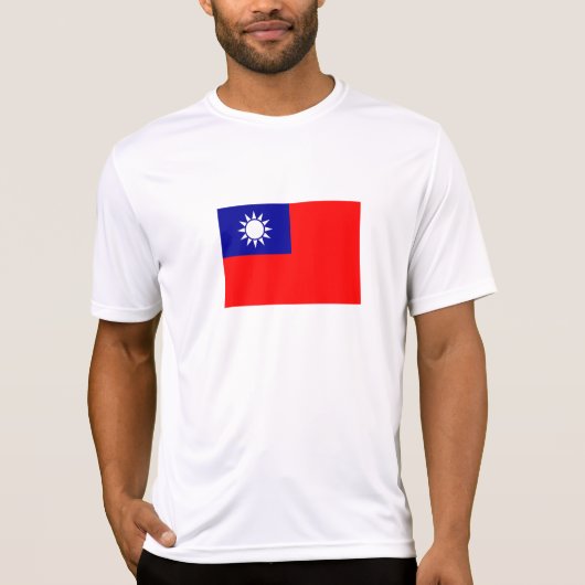 T-shirt Drapeau de Taïwan (Devant)