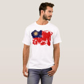 T-shirt Drapeau de Taïwan (Devant entier)