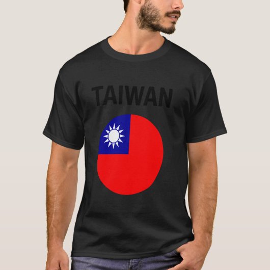 T-shirt Drapeau de Taïwan Moderne (Devant)