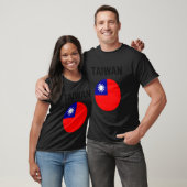 T-shirt Drapeau de Taïwan Moderne (Unisexe)