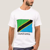 T-shirt Drapeau de Tanzanie (Devant)