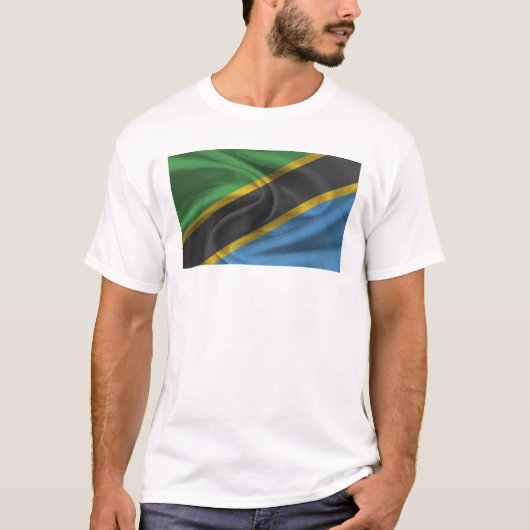 T-shirt Drapeau De Tanzanie (Devant)