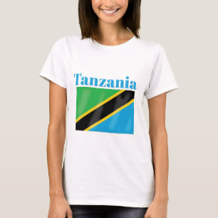 T-shirt Drapeau de Tanzanie