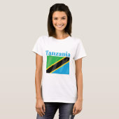 T-shirt Drapeau de Tanzanie (Devant entier)