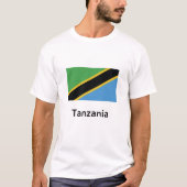 T-shirt Drapeau de Tanzanie (Devant)
