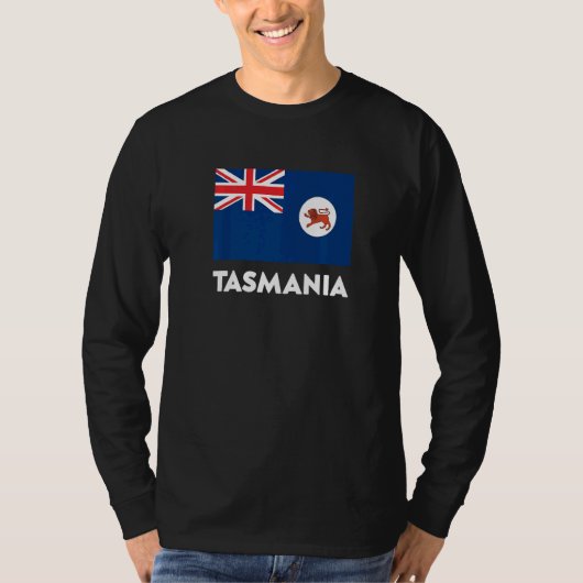 T-shirt Drapeau de Tasmanie (Devant)