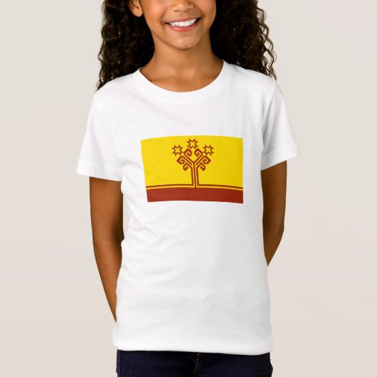 T-Shirt Drapeau de Tchouvachie (Devant)