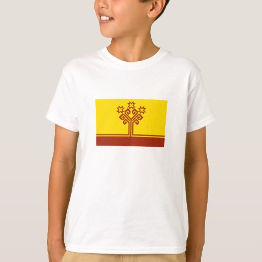 T-shirt Drapeau de Tchouvachie (Devant)