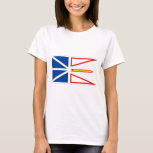 T-SHIRT DRAPEAU DE TERRE-NEUVE