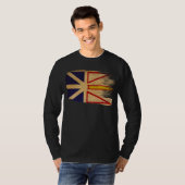 T-shirt Drapeau de Terre-Neuve (Devant entier)