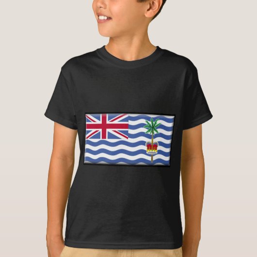 T-shirt Drapeau de territoire d'Océan Indien britannique (Devant)