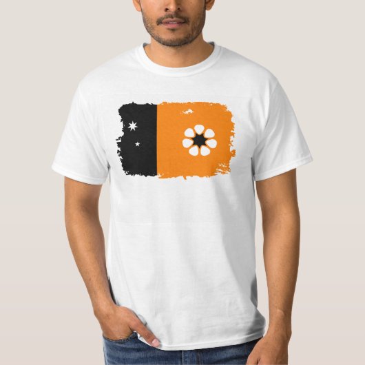 T-shirt Drapeau de territoire du nord (Devant)