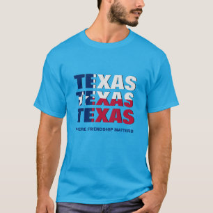 T-shirt DRAPEAU DE TEXAS Patriotique Personnalisé