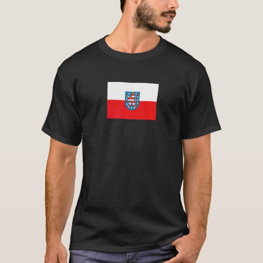 T-shirt Drapeau de Thuringe (Devant)