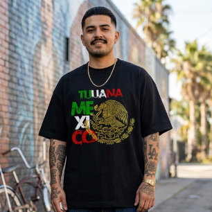 T-shirt Drapeau de Tijuana Mexique