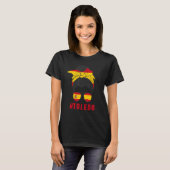 T-shirt Drapeau de Tolède Espagne (Devant entier)