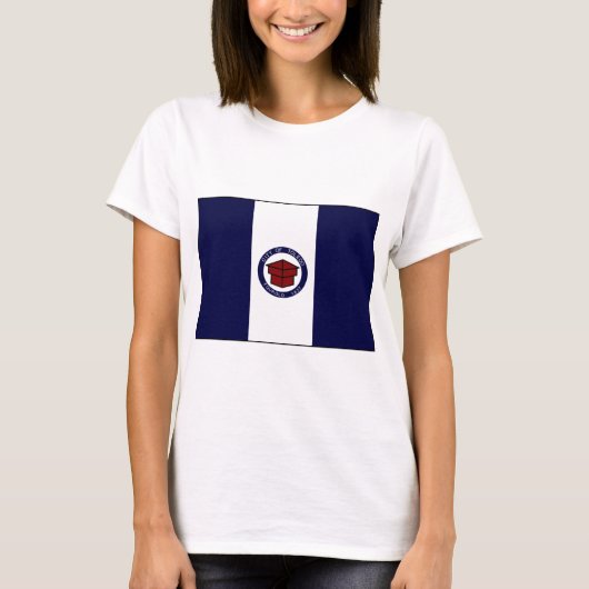 T-shirt Drapeau de Toledo Ohio (Devant)