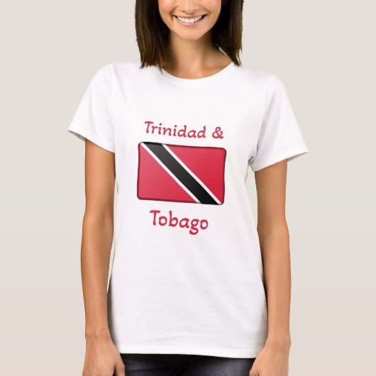 T-shirt Drapeau de Trinité-et-Tobago (Devant)