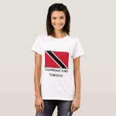 T-shirt Drapeau de Trinité-et-Tobago (Devant entier)