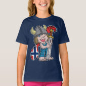 T-shirt Drapeau de Troll Norvège de Norvégien (Devant)