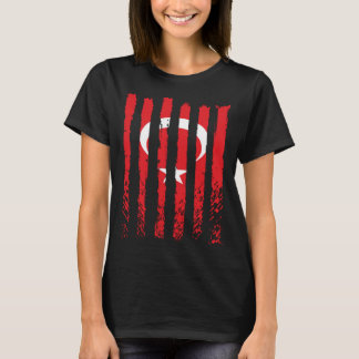T-shirt Drapeau de Turquie aimez les fiers turcs BACKPRINT