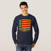 T-shirt Drapeau de Valence (Devant entier)