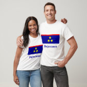 T-shirt Drapeau de Voïvodine avec le nom dans serbe (Unisexe)