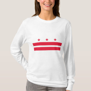 T-shirt Drapeau de Washington D.C. (District de Columbia)