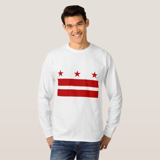T-shirt Drapeau de Washington DC (Devant entier)