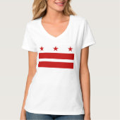 T-shirt Drapeau de Washington DC (Devant)