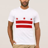 T-shirt Drapeau de Washington DC (Devant)
