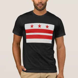 T-shirt Drapeau de Washington DC - District de Columbia