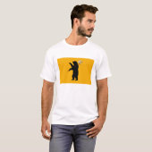 T-shirt Drapeau de Yaroslavl Oblast (Devant entier)