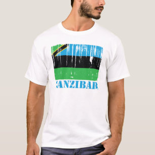 T-shirt Drapeau de Zanzibar