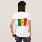 T-shirt Drapeau de Zip Jogger en polaire féminin de Los An (Dos entier)