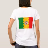 T-shirt Drapeau de Zip Jogger en polaire féminin de Los An (Dos)
