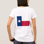 T-shirt Drapeau de Zip Jogger en polaire féminin du Texas (Dos)