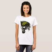 T-shirt Drapeau déchiré en lambeaux par capitaliste (Devant entier)