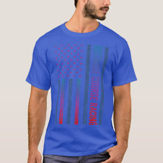 T-shirt Drapeau dégradant Obstacle Course Course Course Co