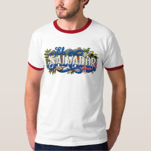 T-shirt Drapeau d'El Salvador, Patrimoine, Culture & Tradi