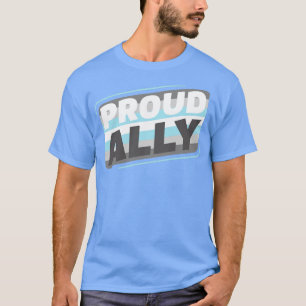 T-shirt Drapeau Demiboy Demisexual Fier Ally LGBT Demiboy