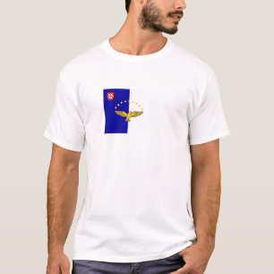 T-shirt drapeau des Açores
