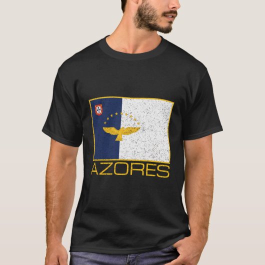 T-shirt Drapeau des Açores Macaronesia Fierté azoréenne (Devant)