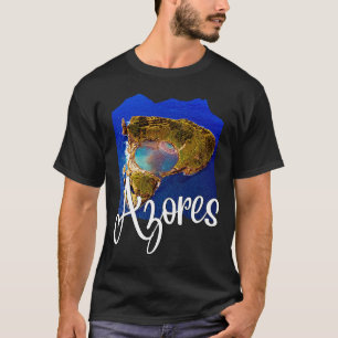 T-shirt Drapeau des Açores Patriotique Racines Portugaises