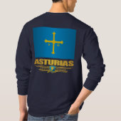 T-shirt Drapeau des Asturies (Dos)