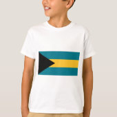 T-shirt Drapeau des Bahamas (Devant)